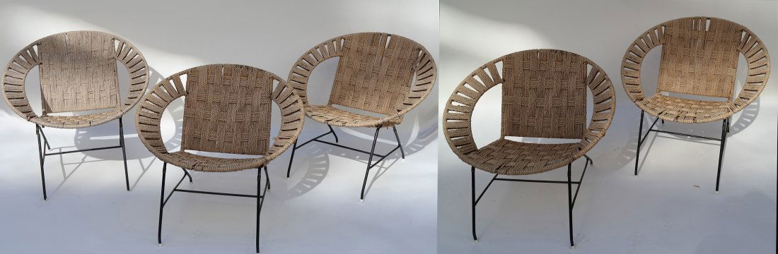 Set Of Five Modern Chairs (1 of 7)
