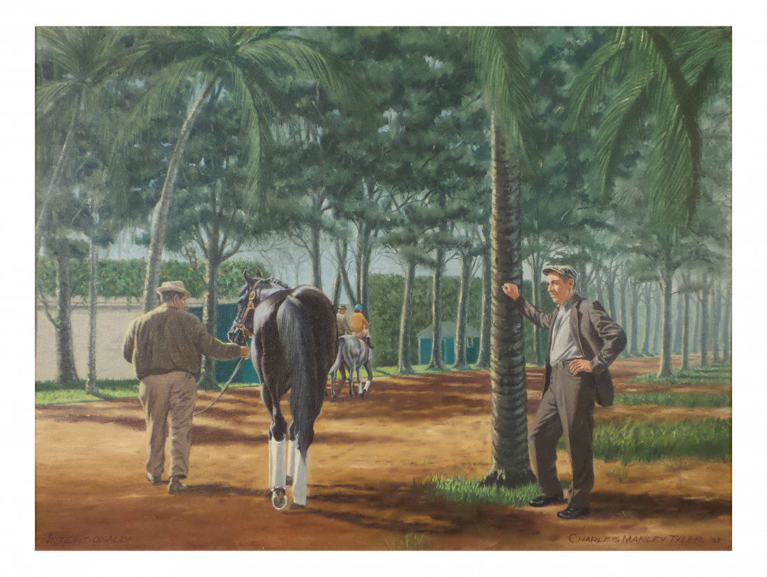 Charles Marley Tyler, Figures and a Horse (1 of 5)