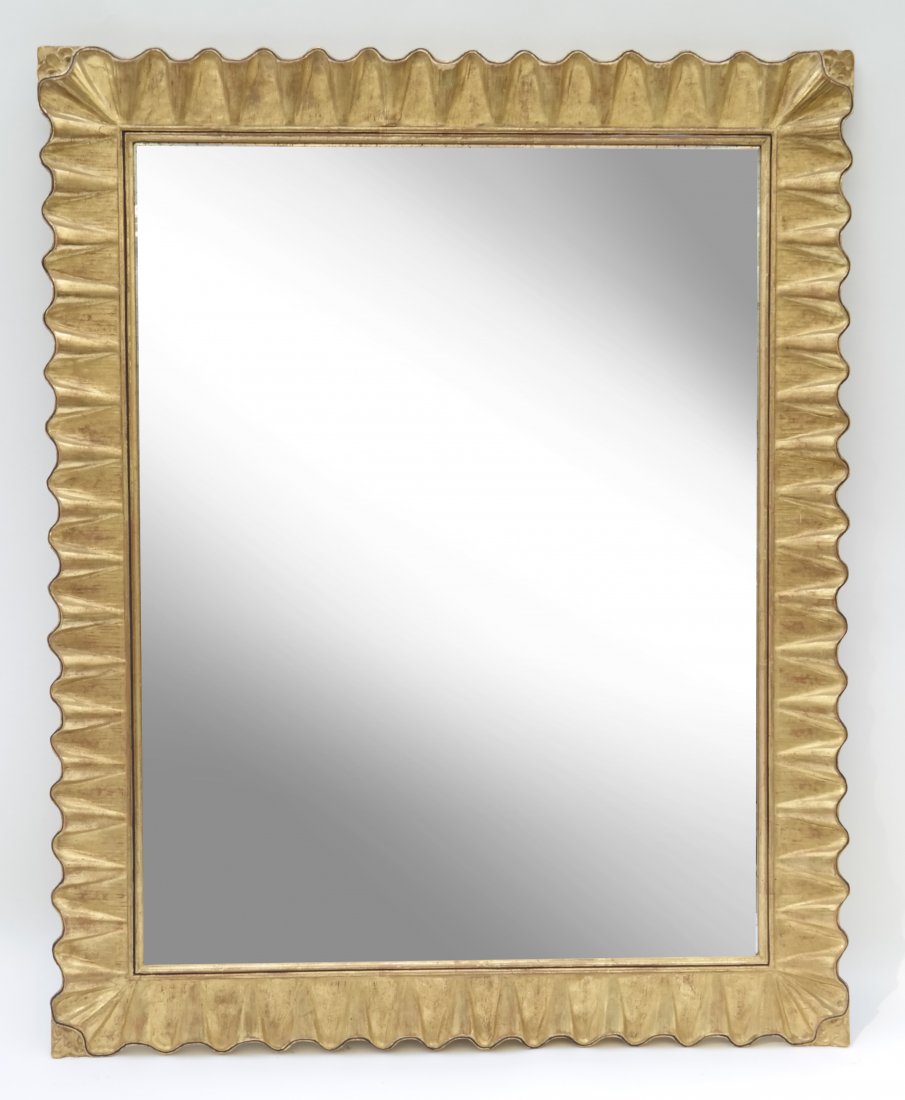 Modern Gilt Composition Mirror (1 of 3)