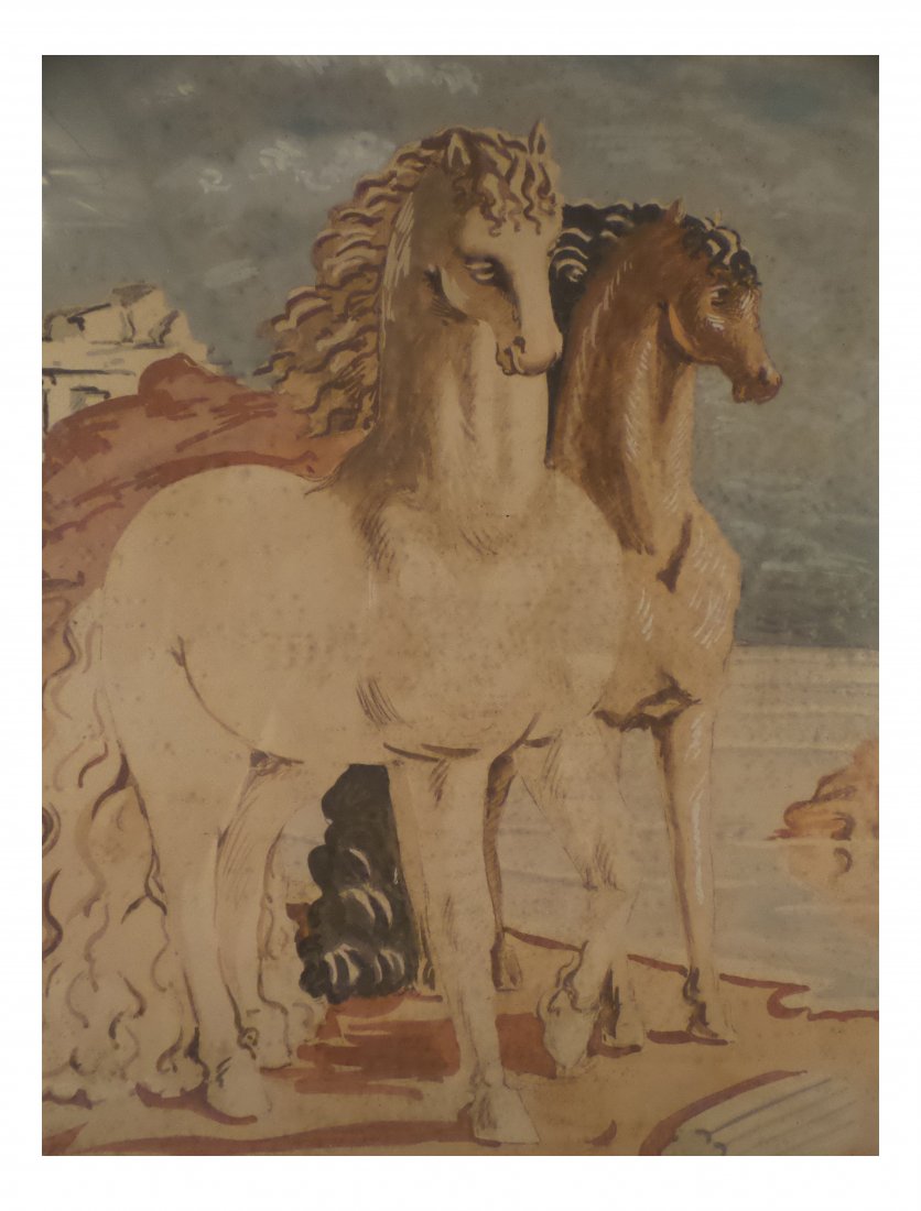 Giorgio de Chirico, Two Horses (1 of 8)
