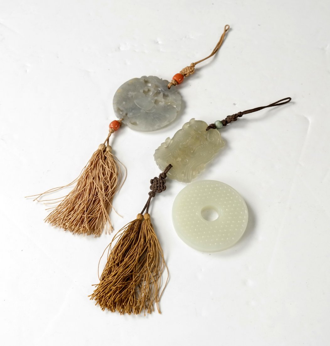Three Chinese Jade Medallions (1 of 4)