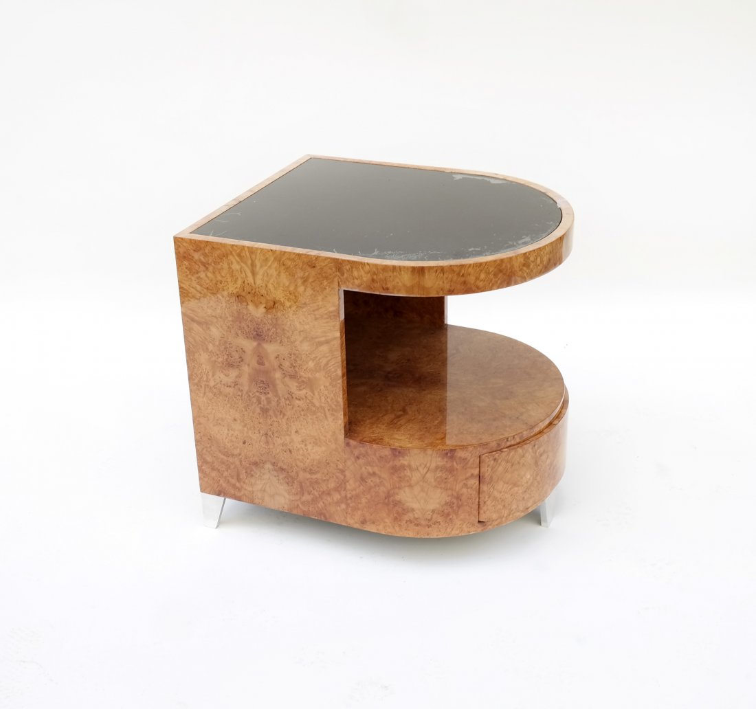 Art Deco-Style 2-Tier End Table (1 of 7)