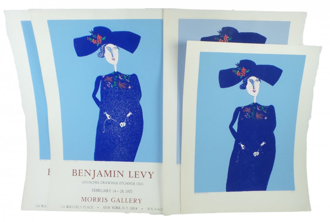 Benjamin Levy, Four Screen Prints (1 of 8)