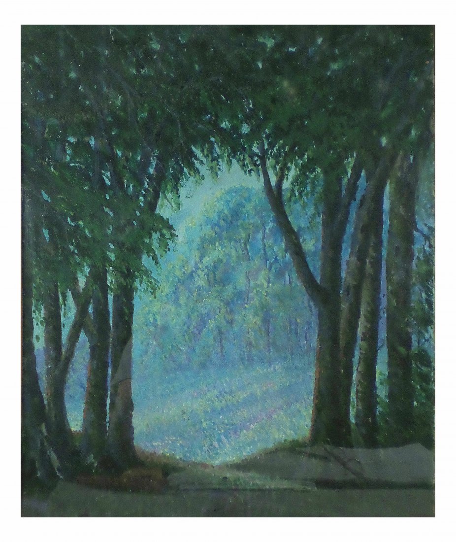 Harry McCormick, Gouache - Forest Scene (1 of 7)