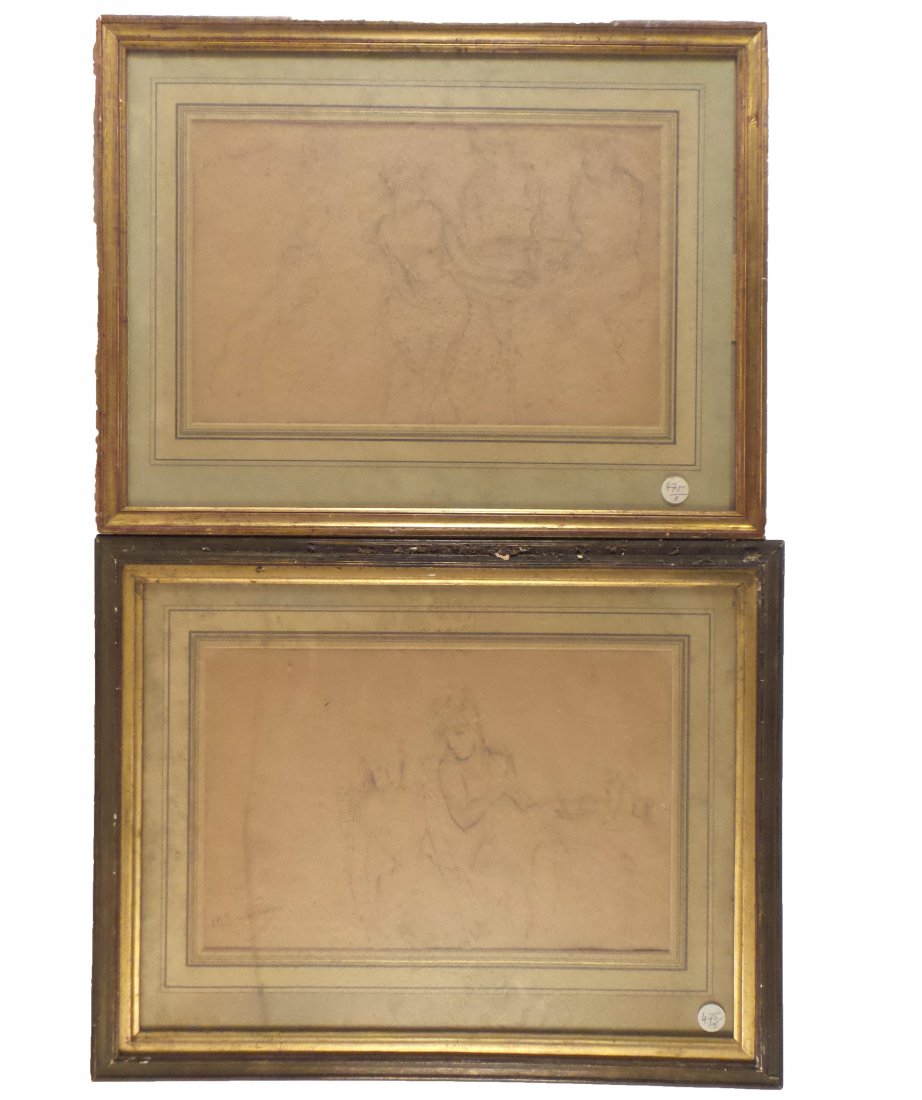 M. Larionov, Two Drawings (1 of 10)