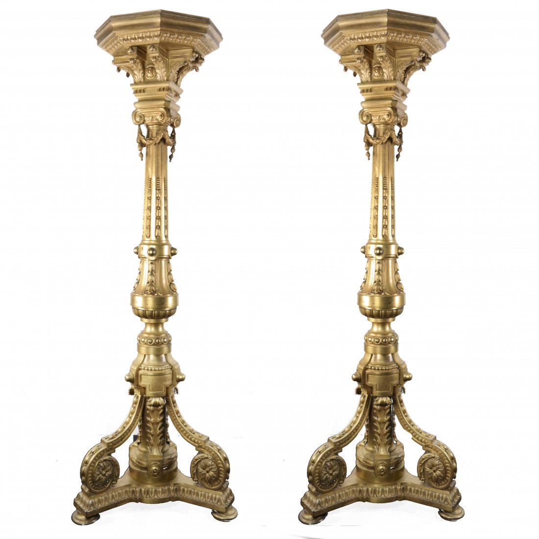 Pair of Bronze Pedestals (1 of 4)