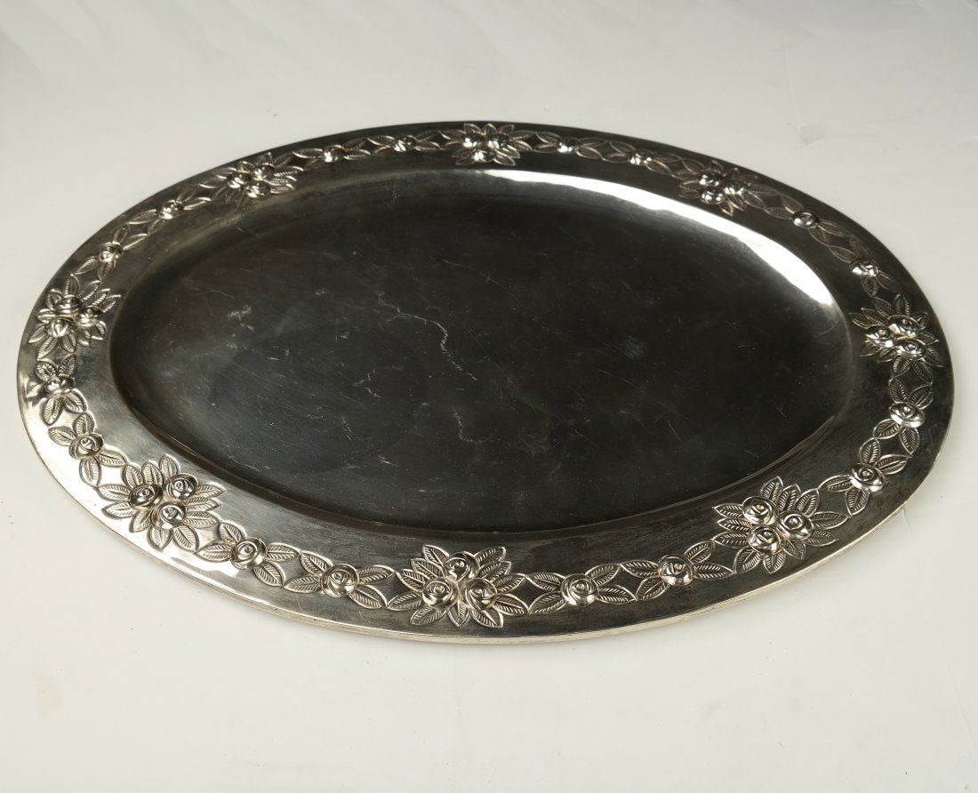 Sterling Mexican Oval Tray (1 of 4)