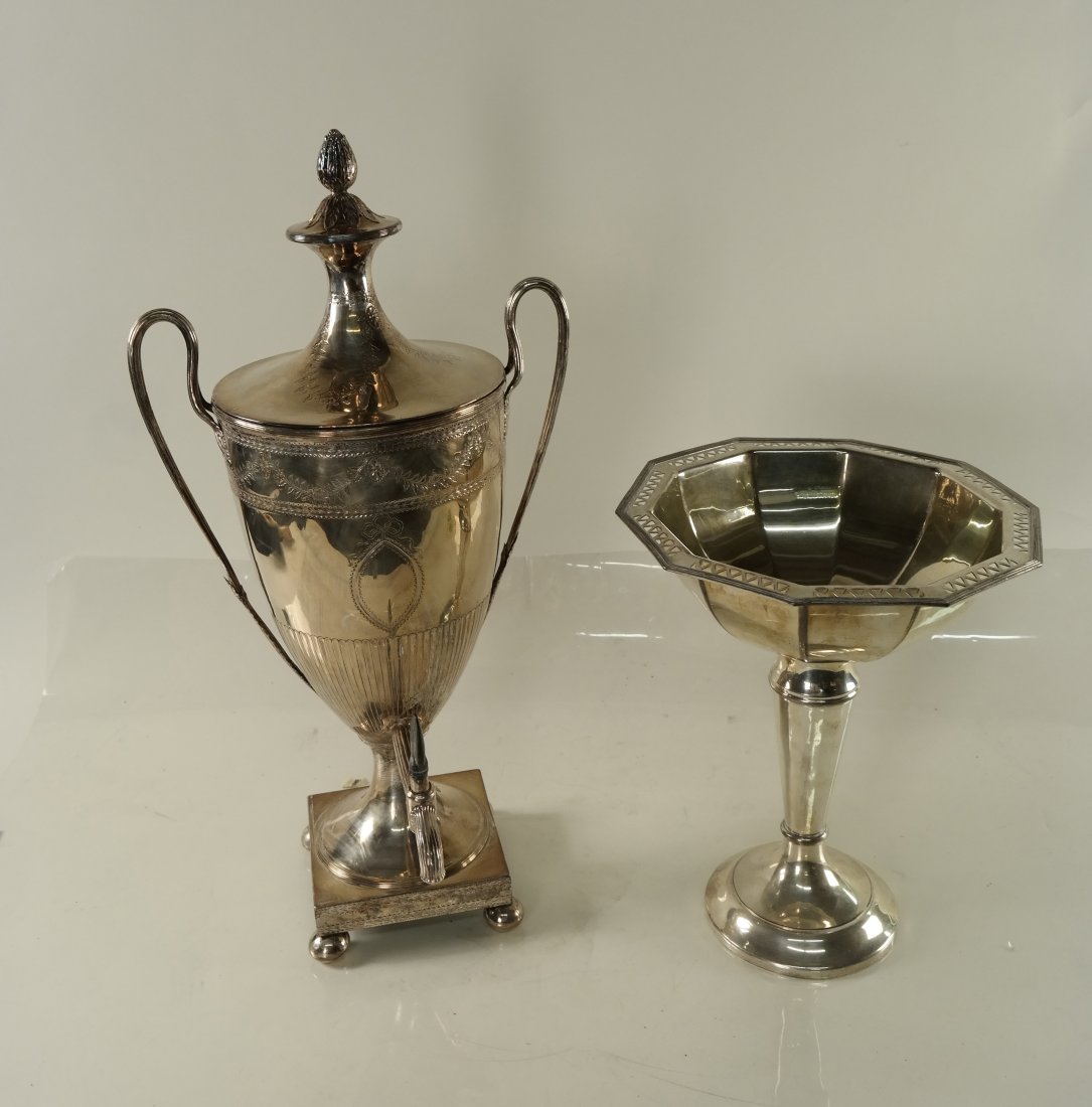 Silver Plate Hot Water Urn, Compote (1 of 8)