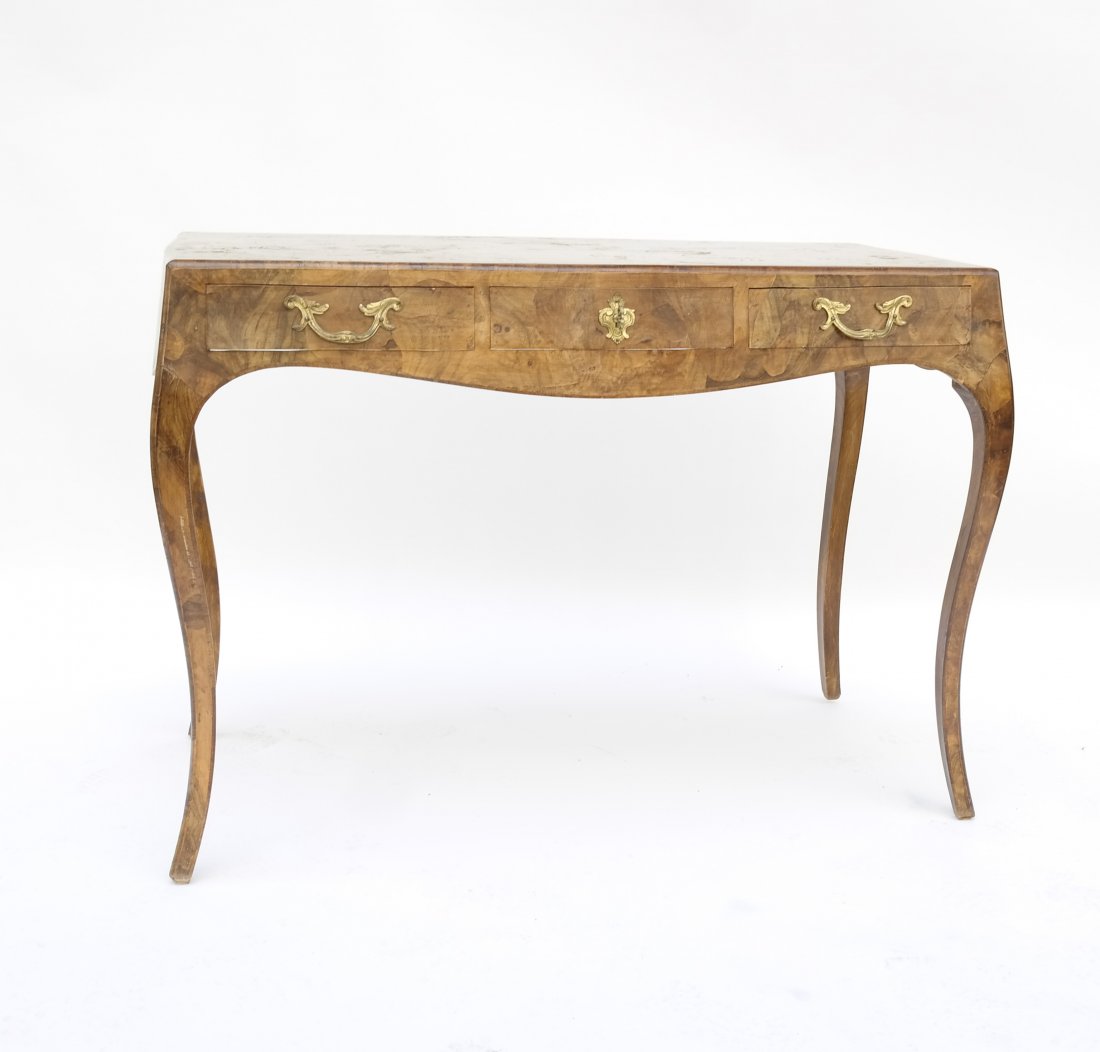 Burl Walnut Writing Desk (1 of 8)