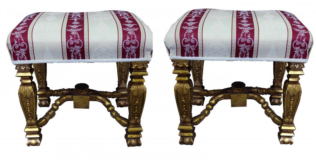 Pair of Rococo-Style Benches (1 of 3)