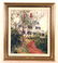 Oil on Canvas, House & Garden Landscape - 2