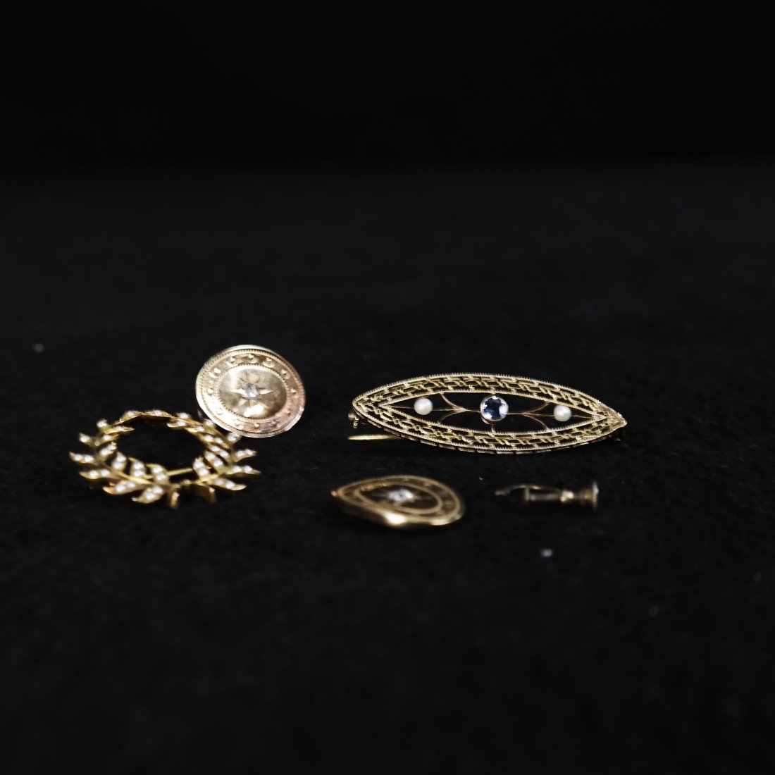 Two Pins, Pair of Earrings (1 of 4)