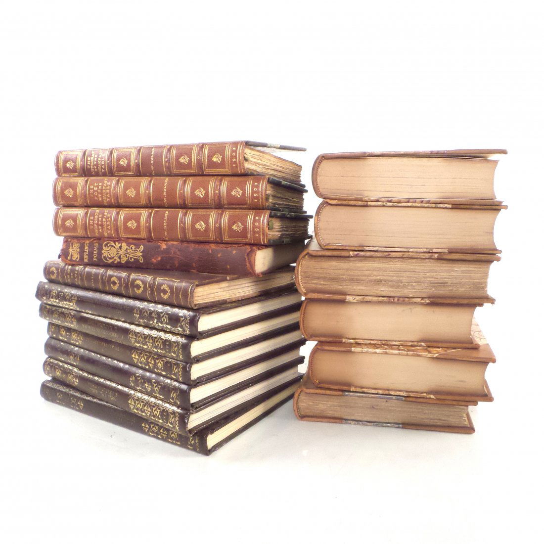 17 Leather Bound Assorted Novels (1 of 6)