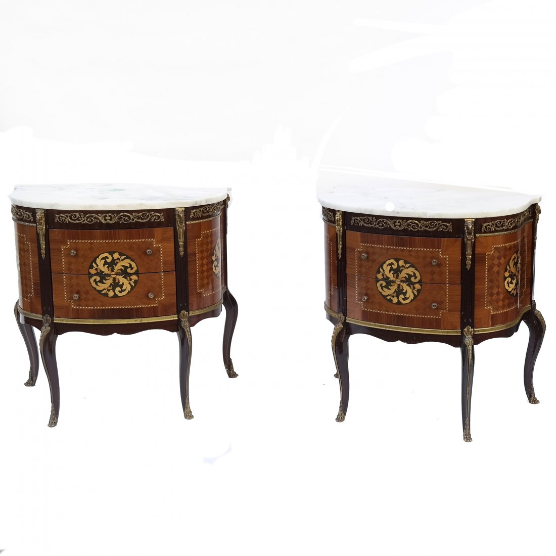 Pair of French-Style Commodes (1 of 8)
