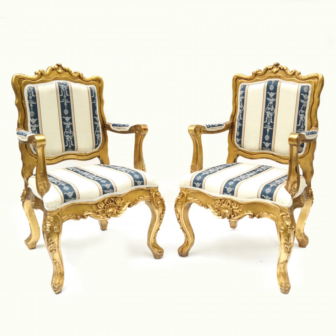 Pair of French-Style Armchairs (1 of 4)