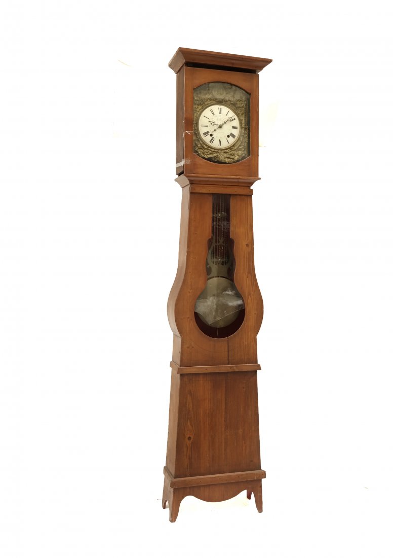 Continental Pine Grandfather Clock (1 of 9)