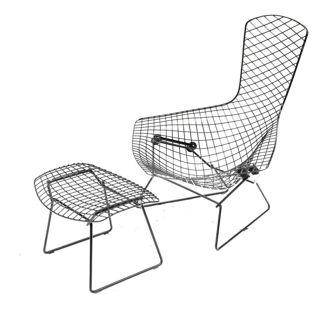 Bertoia "Bird Chair and Ottoman" (1 of 7)