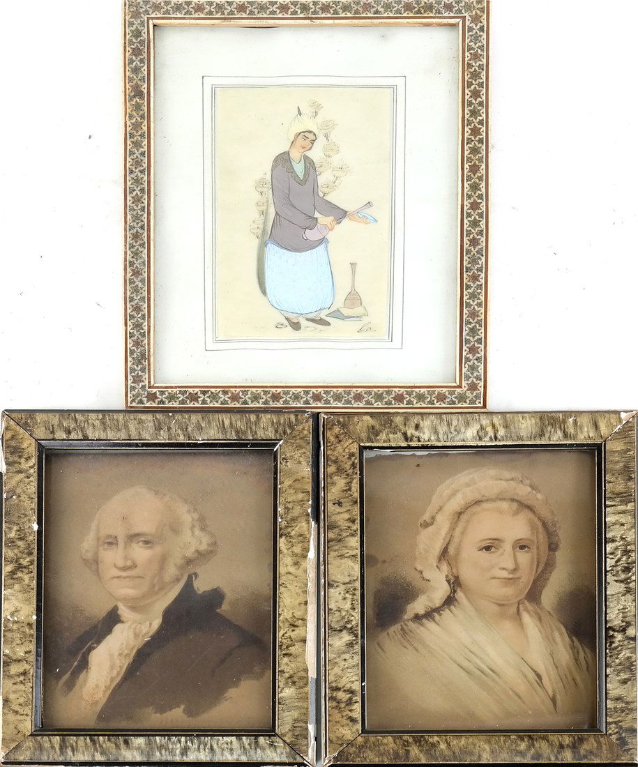 Group of Framed Decorative Items (1 of 8)