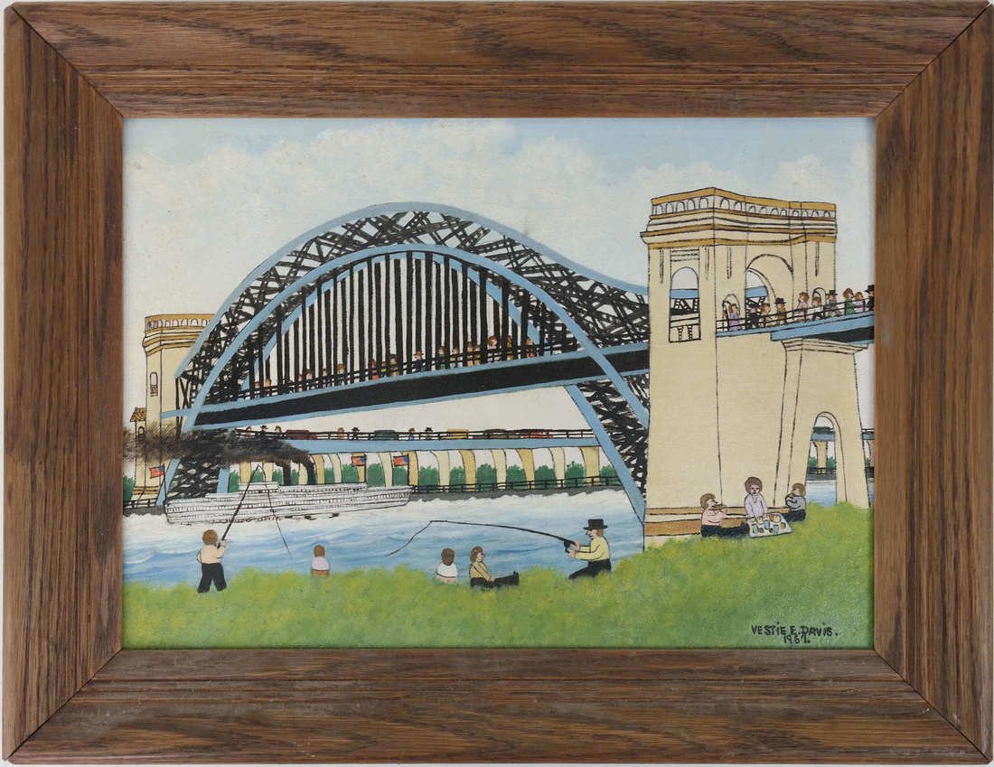 Vestie E. Davis, "Hell's Gate Bridge" (1 of 5)