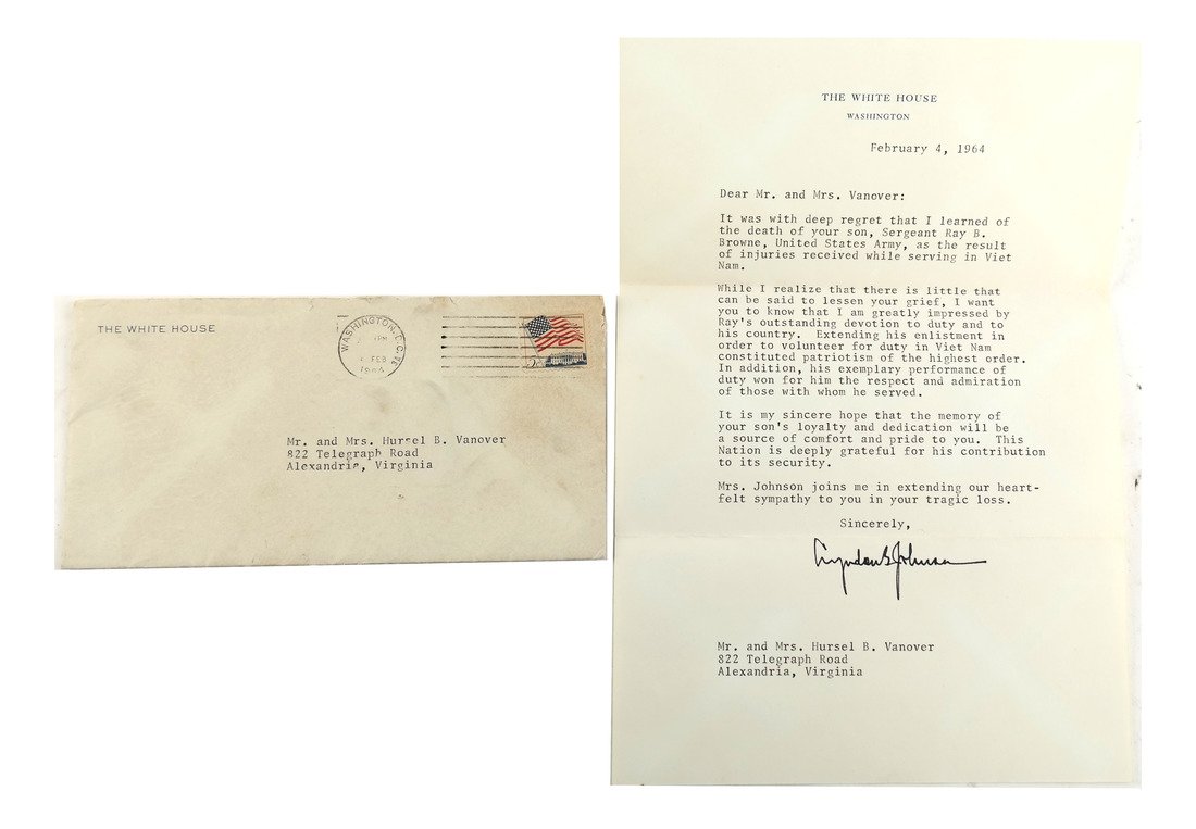 Letter from White House for a Vet (1 of 4)