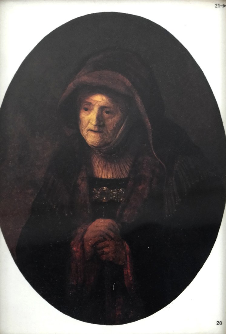 Print of an Old Woman (1 of 5)