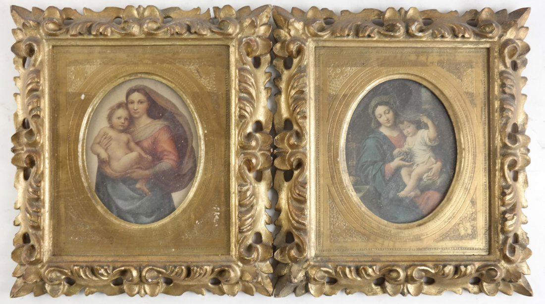 Two Gilt Framed Portrait Prints (1 of 5)