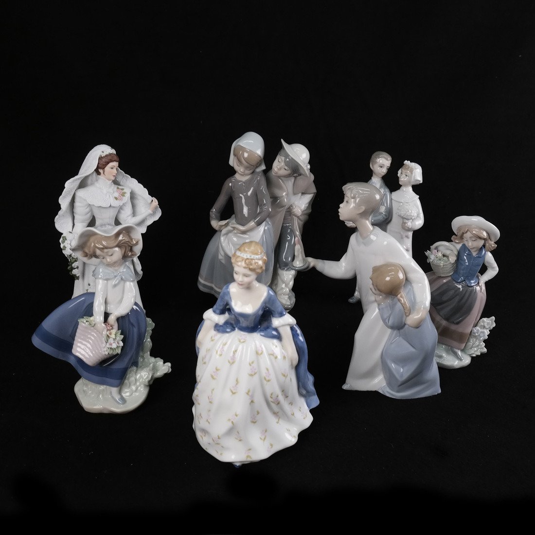 Lladro and a Royal Doulton Figurines (1 of 9)