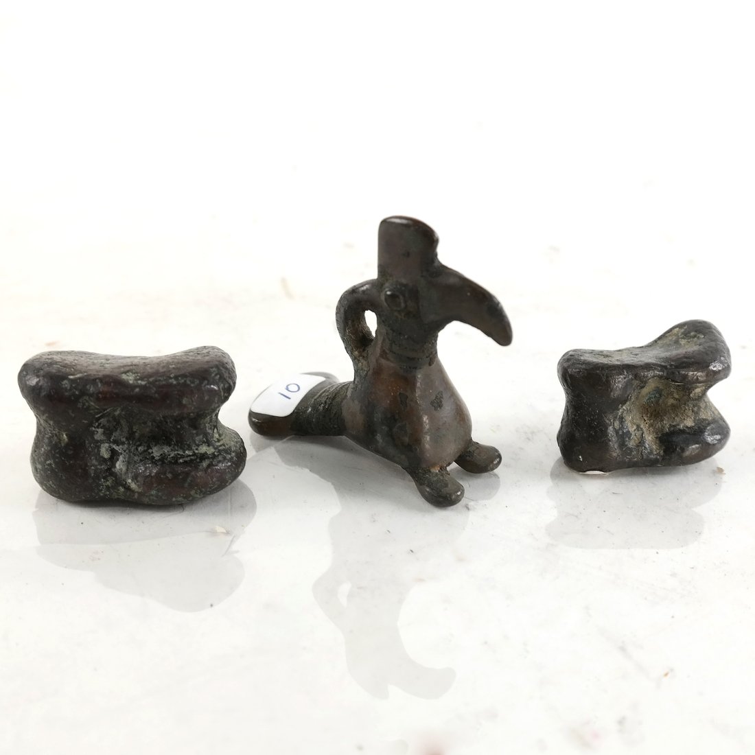 Three Miniature Bronze Sculptures (1 of 5)