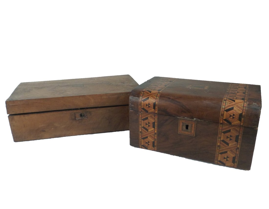 Lap Desk and Inlaid Box (1 of 5)