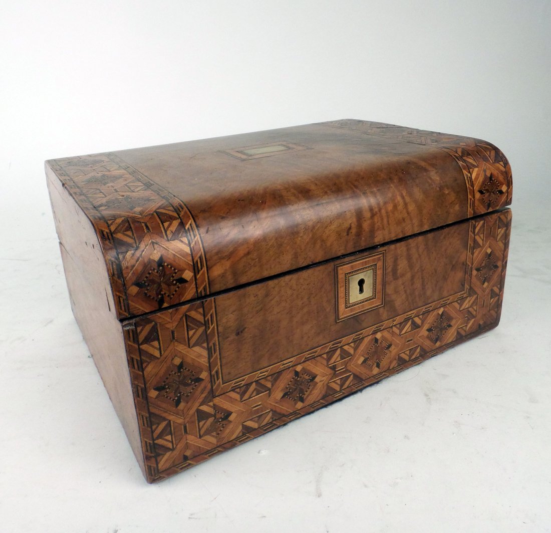 19th Century Inlaid Lap Desk (1 of 9)
