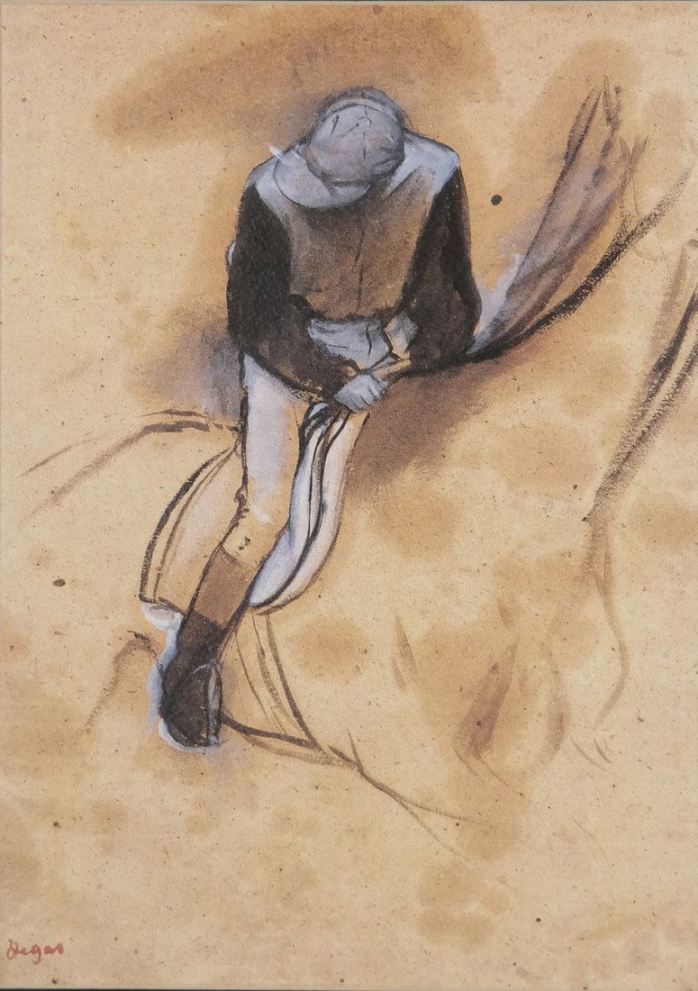 "Degas", "Jockey on Horse" Lithograph (1 of 5)