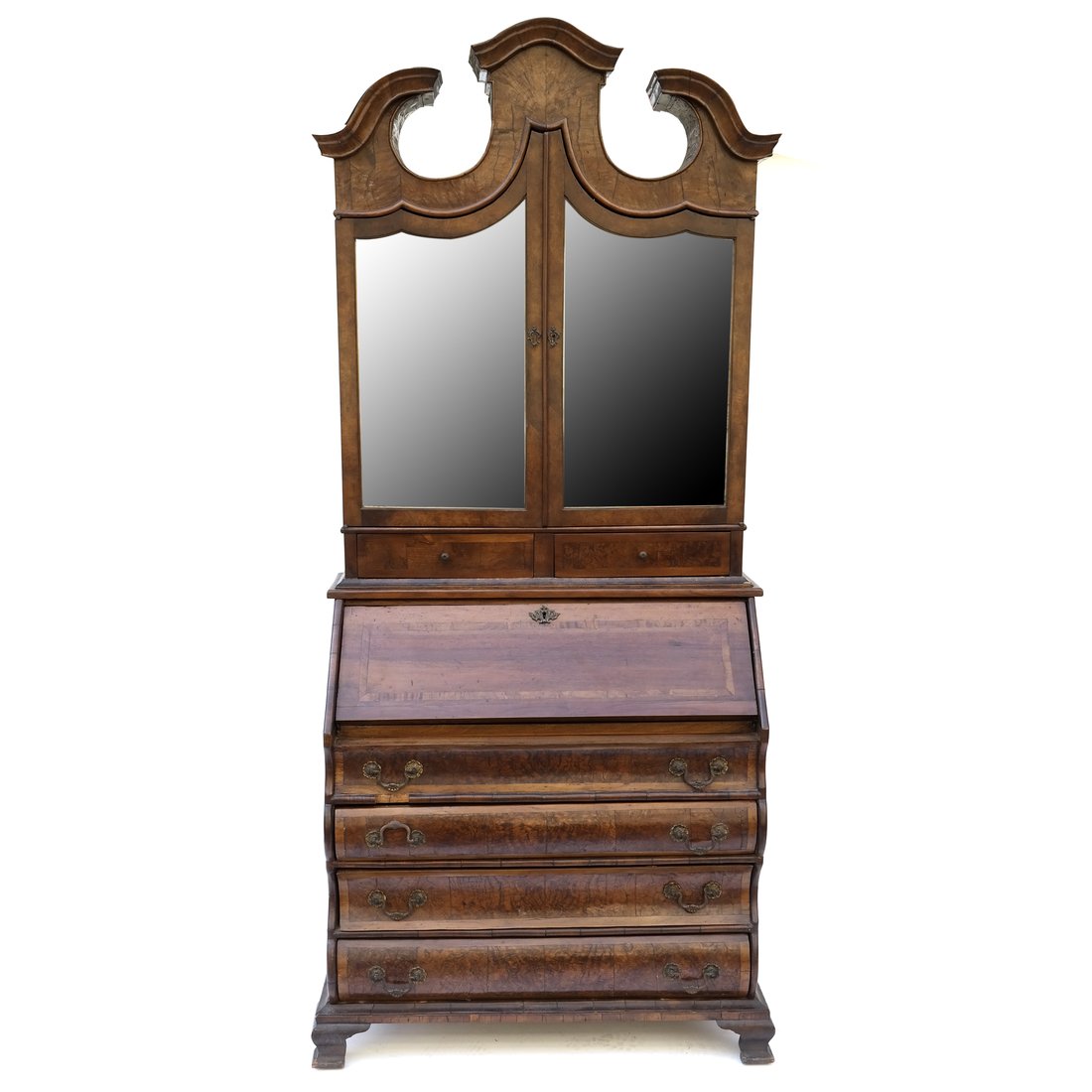 Two-Part Italian Secretary/Bookcase (1 of 9)