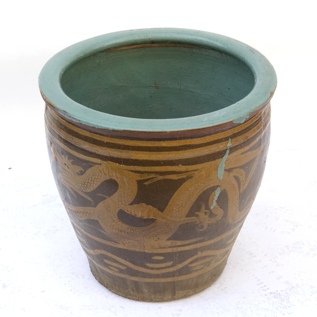 Asian-Style Ceramic Planter (1 of 4)