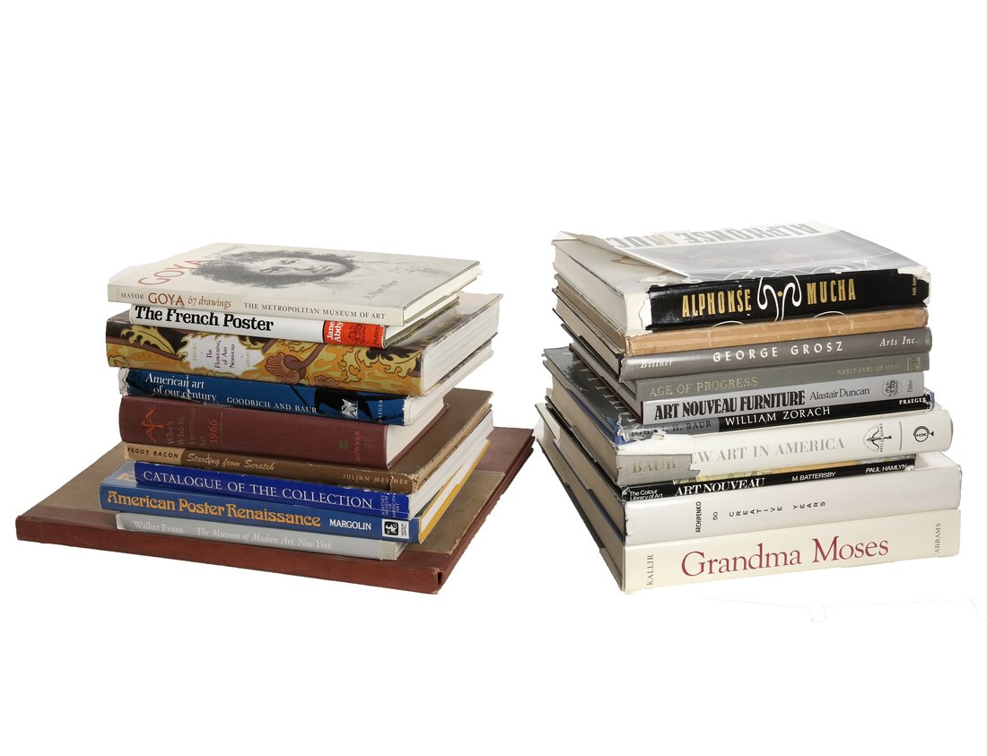 19 Books, American and European Fine Art (1 of 6)