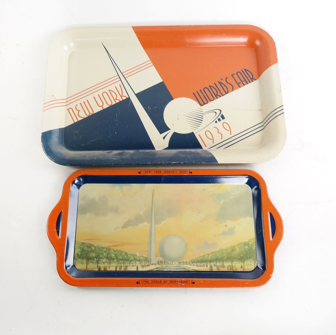 Two "NY World's Fair" Tin Trays (1 of 6)