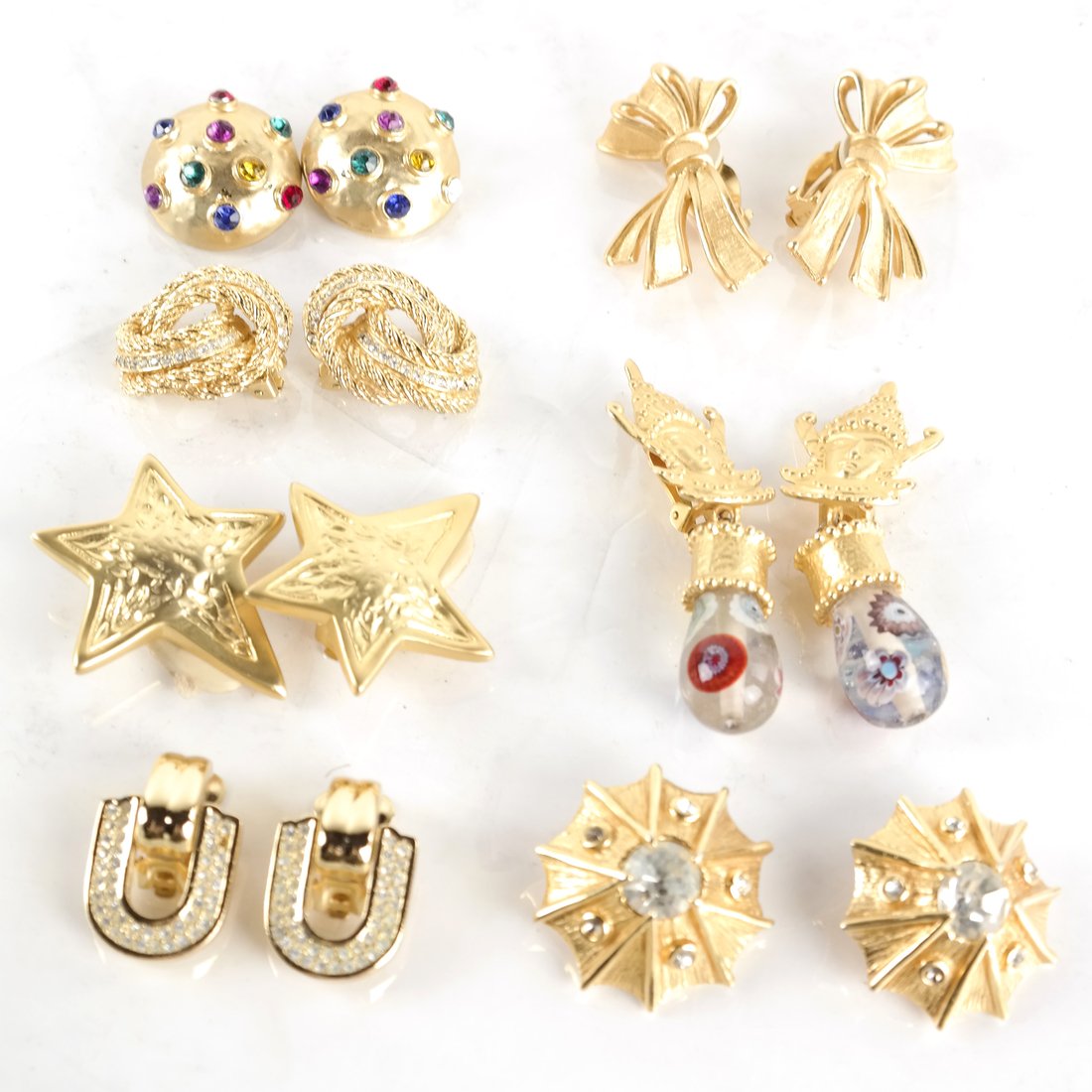 7 Pairs Ladies Clip-on Earrings (1 of 5)