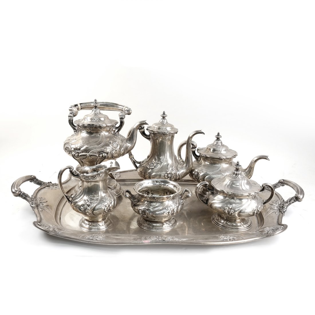 Gorham Sterling 7-Piece Tea Service (1 of 10)