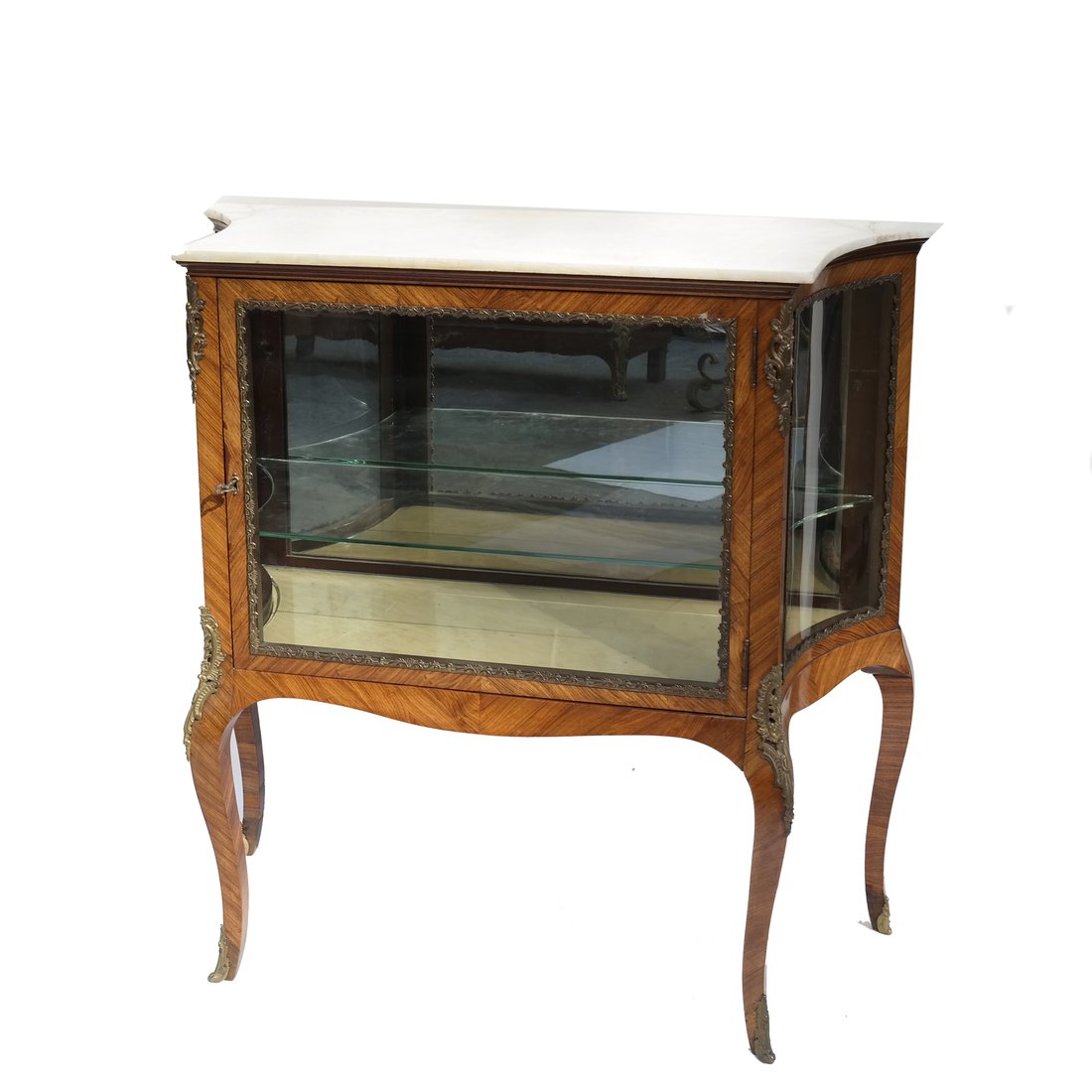 French Inlaid Display Cabinet (1 of 7)