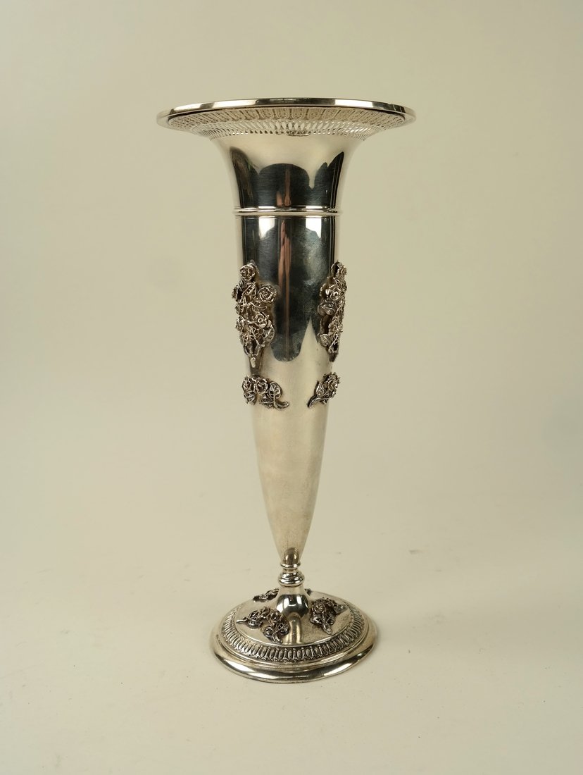Sterling Silver Trumpet Vase (1 of 5)