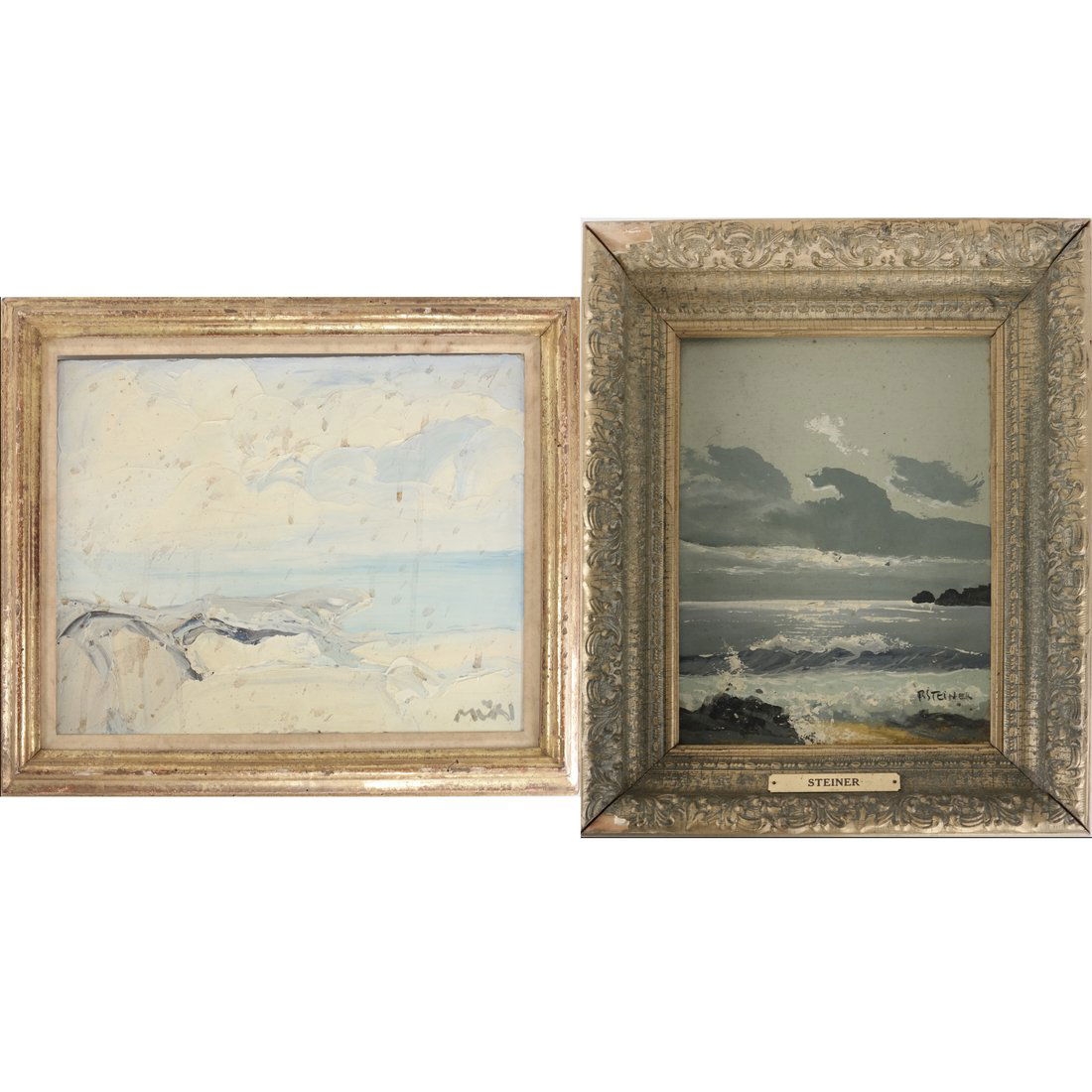 Seaside Painting and Roger Muhl Painting (1 of 10)