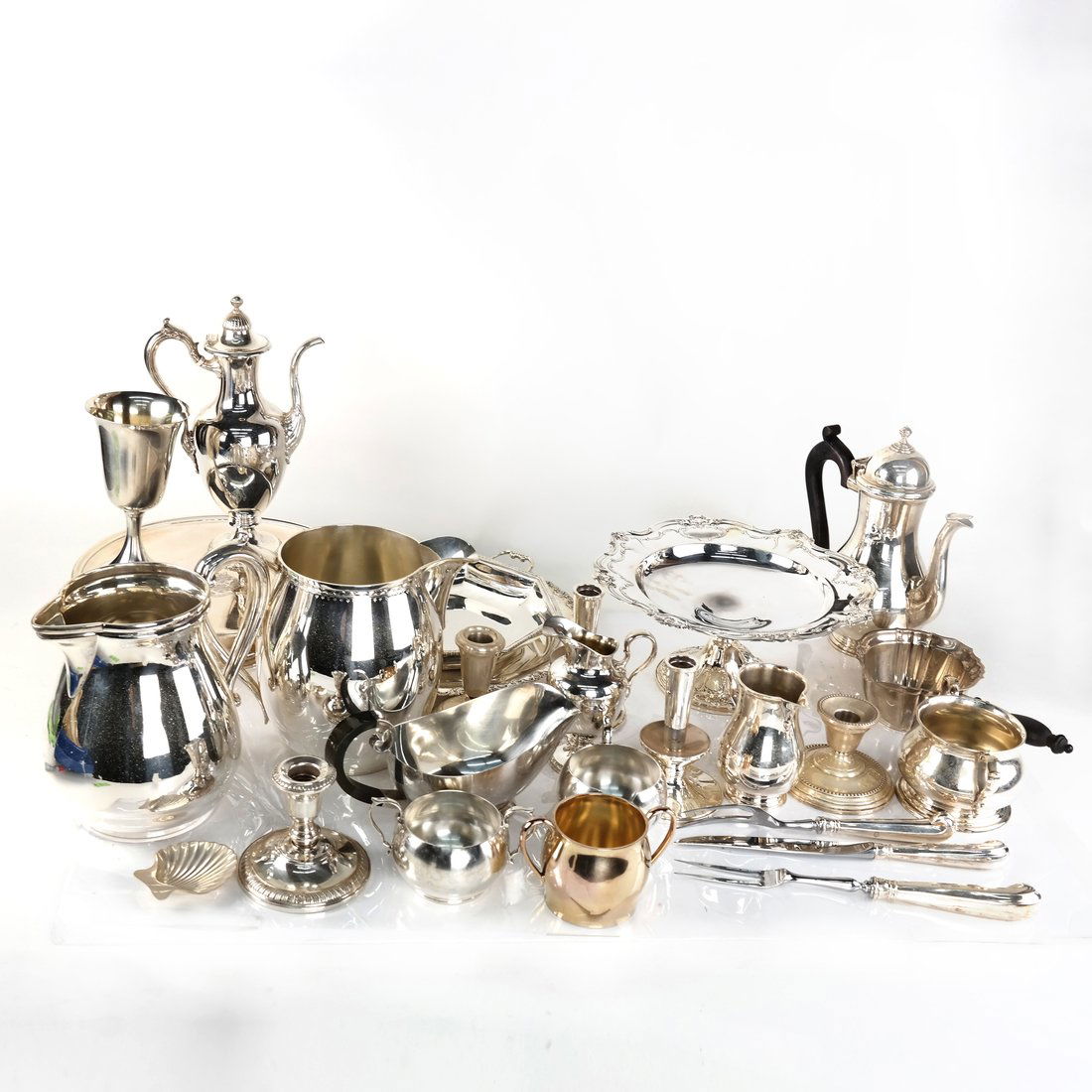 A Large Group of Silver Table Articles (1 of 9)