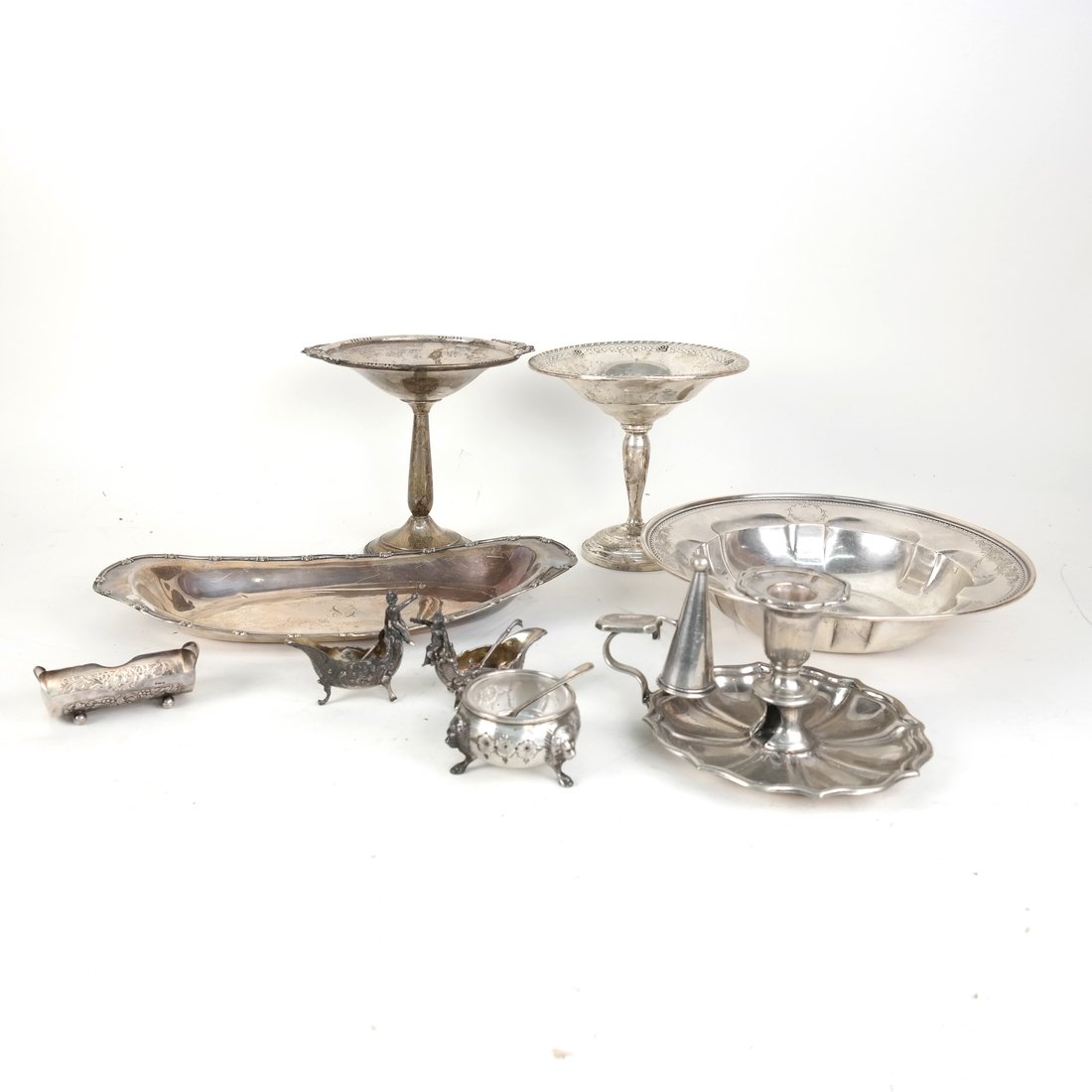 12 Sterling, Silver Plate Table Articles (1 of 5)