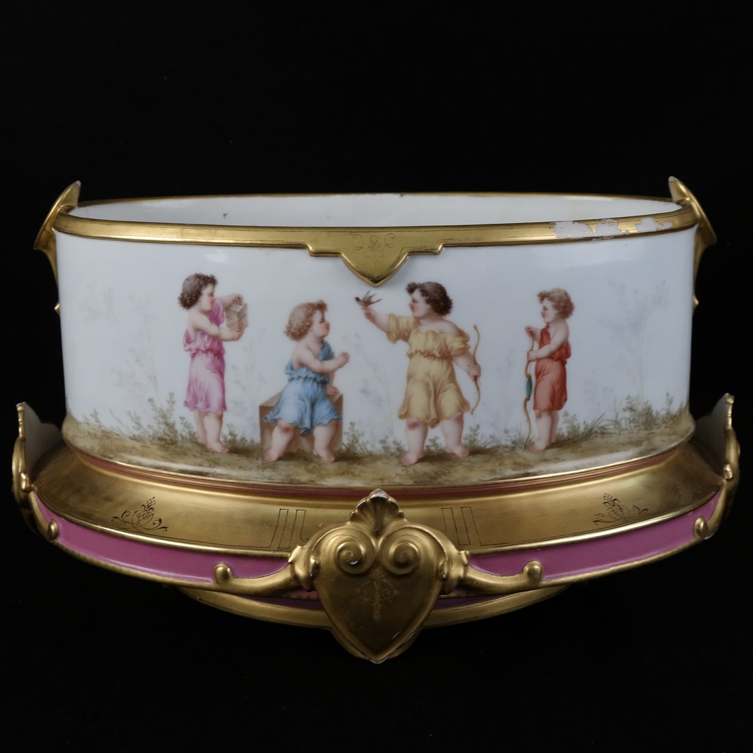 Painted and Parcel Gilt Jardiniere (1 of 7)