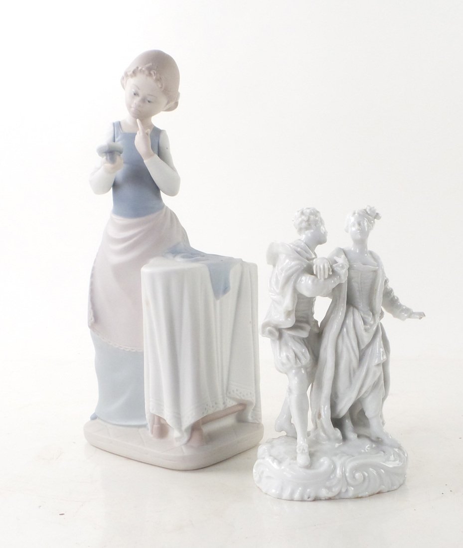 Two Porcelain Figural Works (1 of 6)