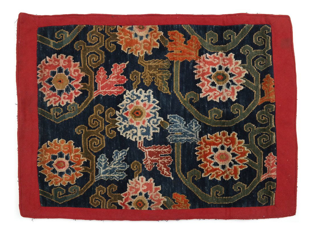 Tibetan Floral Wool Rug (1 of 4)