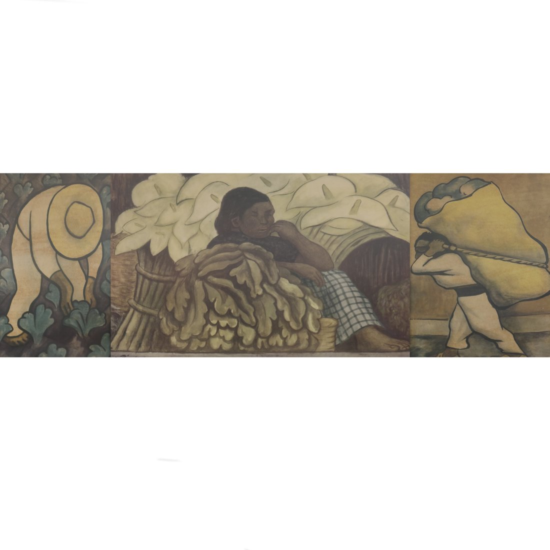 Diego Rivera, 3 Offset Lithographs (1 of 10)