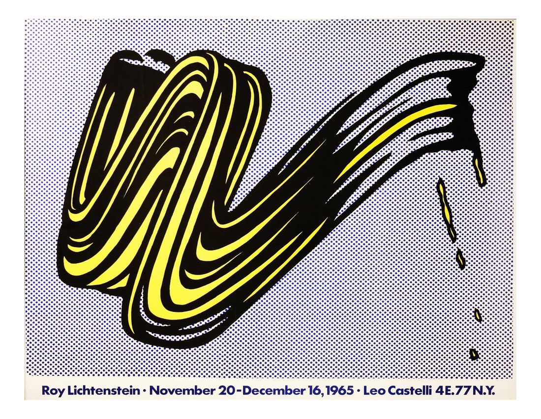 Roy Lichtenstein, 'Brushstroke', Exhibition Poster (1 of 7)