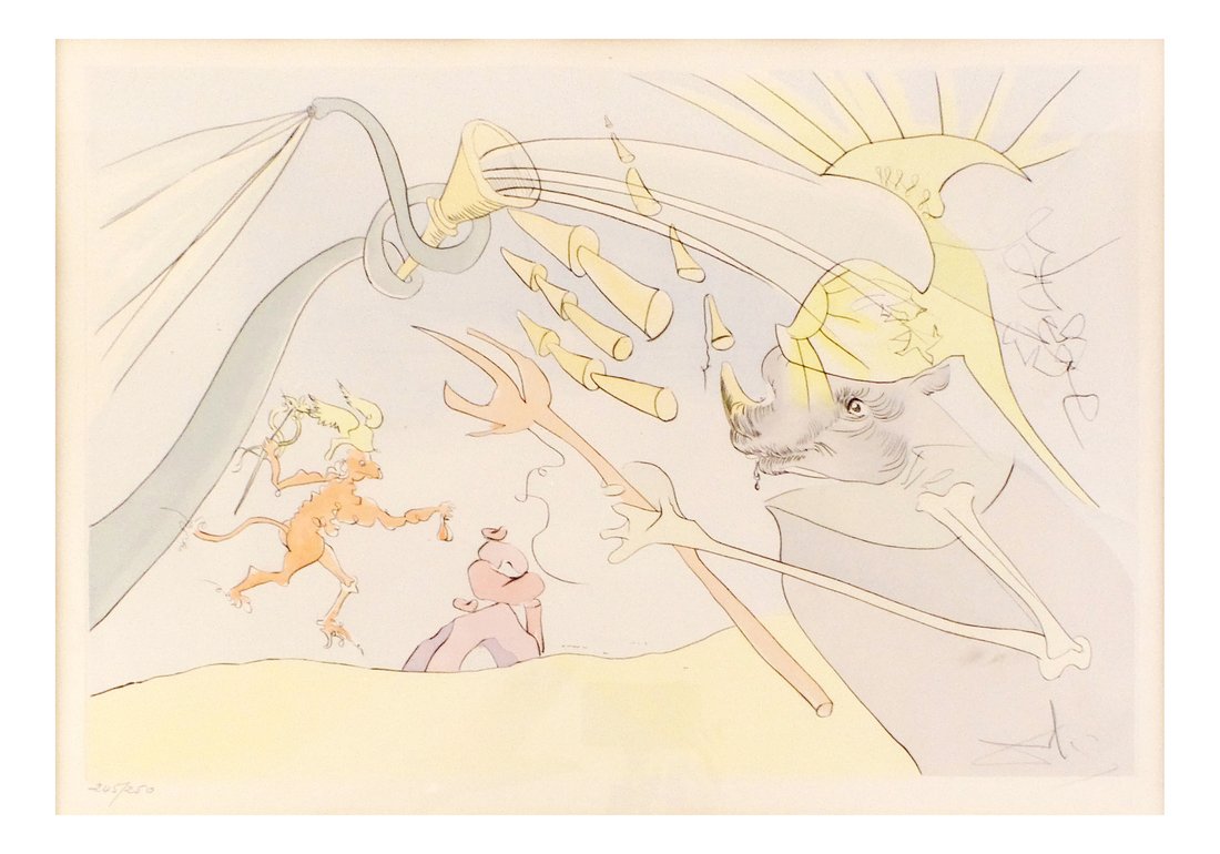 Dalí - "Elephant and Jupiter's Monkey" (1 of 5)