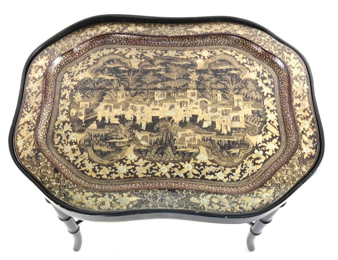 Chinoiserie Tray on Stand (1 of 8)