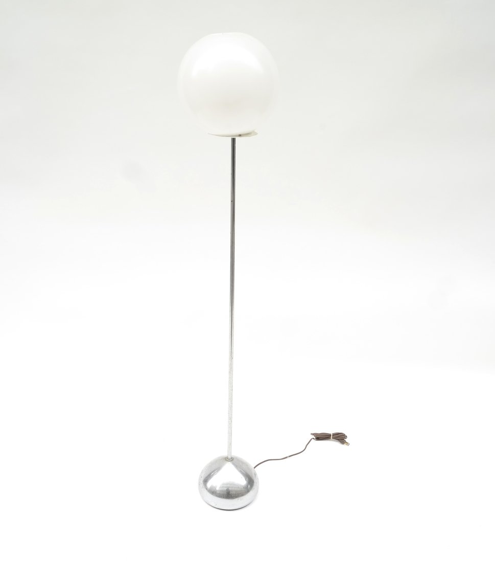 Plastic and Chrome Floor Lamp (1 of 4)